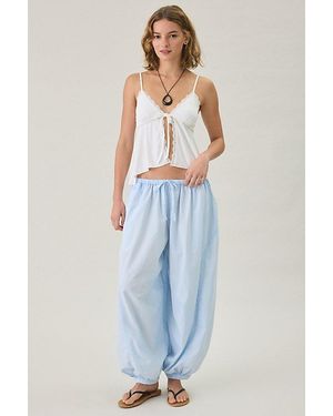 BDG Iris Cotton Baggy Balloon Pants - Blue