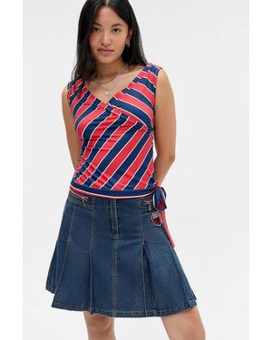 Lioness Mischief Top Xs At Urban Outfitters - Blue