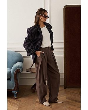 WeWoreWhat Double Belt Trouser Pant - Brown