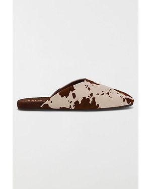 MIA Mia Ziva Suede Slide Mule - Brown