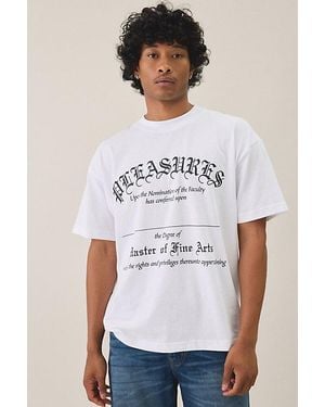 Pleasures Degree Graphic Tee - White
