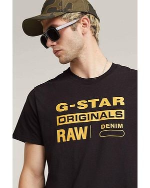 G-Star Graphic 8 T-Shirt Top - Black