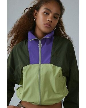PUMA Infuse Colourblock Woven Zip-Up Jacket - Green