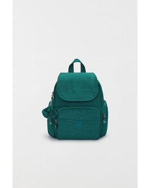 Kipling City Zip Nylon Mini Backpack - Green