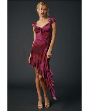 Urban Outfitters Uo Studded Hyacinth Midi Dress - Black