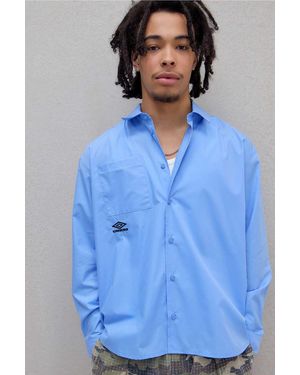 Umbro Uo Exclusive Blue Embroidered Shirt