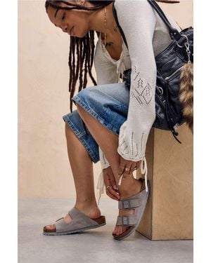 Birkenstock Stone Arizona Sandals - Blue