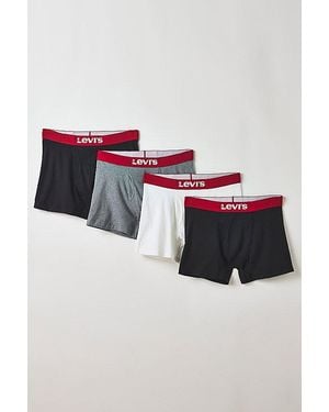 Levi's Solid Boxer Brief 4-Pack - Red