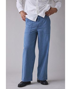 BDG Dayton Herringbone Twill Pants - Blue
