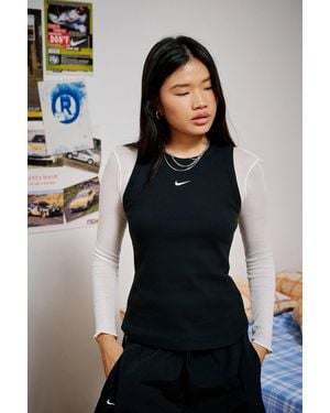 Nike Sportswear Tight Rib Tank Top - Black