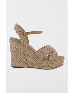 MIA Mia Alouette Platform Wedge Sandal - Natural