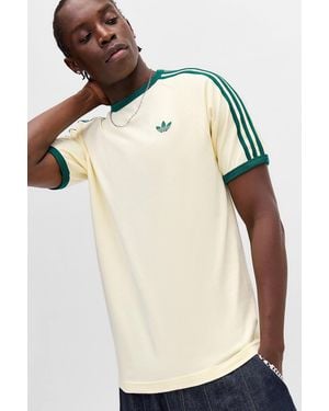 adidas Originals Green Warvan 3-striped Tee - Natural