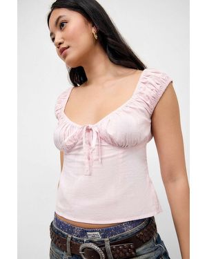 Kimchi Blue Hallie Modern Blouse - Pink