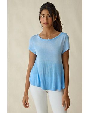 BDG Bowery Marlow Jersey Knit Short Sleeve Baby Tee - Blue