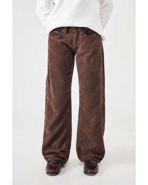BDG Kayla Lowrider Corduroy Jeans - Brown