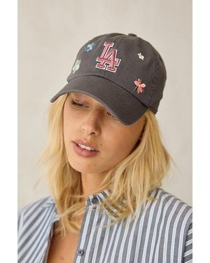 Mitchell & Ness Mlb Los Angeles Dodgers Floral Dad Hat - Blue