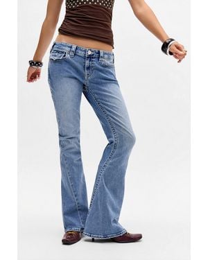 TRUE RELIGION Joey Low Rise Flare Jeans - Blue