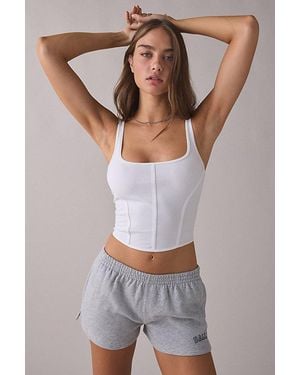 Out From Under Bec Corset Seam Tank Top - Brown