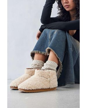 EMU Australia Stinger Micro Teddy Shearling Boots - Blue