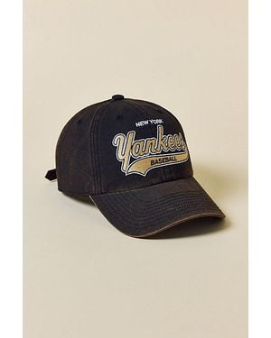 Mitchell & Ness Mlb New York Yankees Washed Dad Hat - Blue