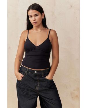 Out From Under Je T'aime Stretch Cami Top - Black