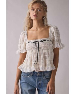 Kimchi Blue Seranade Blouse - Grey