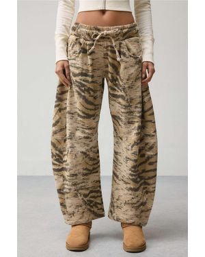Out From Under Essential Barrel Leg Joggers - Natural