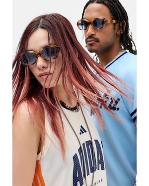 Urban Outfitters Uo Oslo Sunglasses - Blue