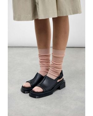 Dr. Martens Black Maybole Leather Sandals