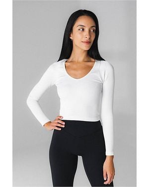 Vitaly Synergy V Long Sleeve Top - White