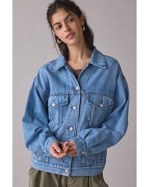 Levi's '90S Cropped Denim Trucker Jacket - Blue