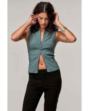 Silence + Noise Silence + Noise Inez Shirt - Black