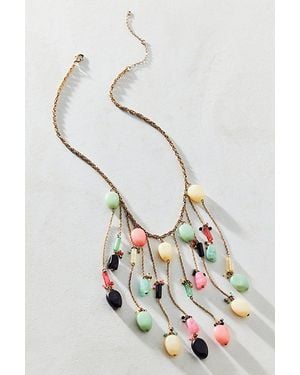 Urban Outfitters Strange Powers Stone Statement Necklace - White