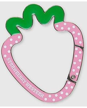 Strawberry Western Strawberry Carabiner - Pink
