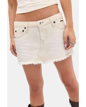 BDG Grey Ultimate Mini Skirt - Natural