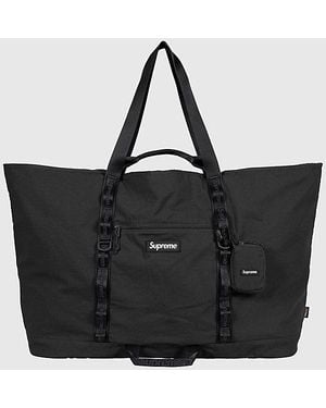 Supreme X-Large Tote Bag + Utility Pouch (Ss26) - Black