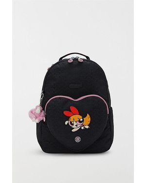 Kipling The Powerpuff Girls Seoul Large Backpack - Black