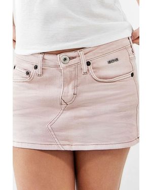 BDG Ultimate Denim Mini Skirt - Pink