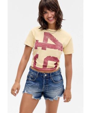 BDG Calli Denim Mini Shorts - Blue