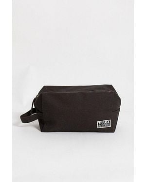 Terra Thread Organic Cotton Canvas Toiletry Bag - Black