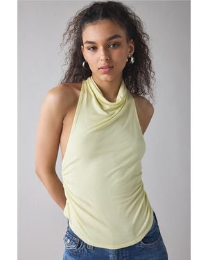 Urban Outfitters Uo Tear It Up Twisted Tank Top - Green