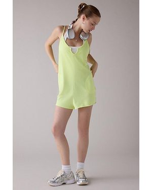 Out From Under Tear It Up Terry Knit Romper - Green
