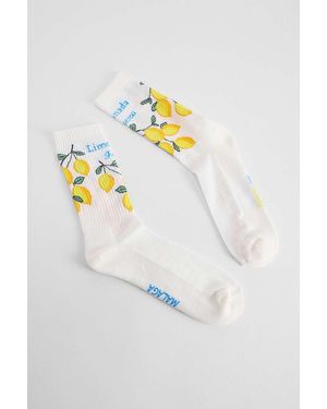 Urban Outfitters Uo Ecru Limonada Socks - White