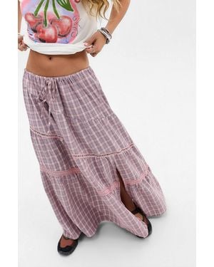 Daisy Street Clove Maxi Skirt - Pink