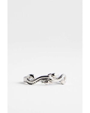 Ed Hardy Snake Band Ring - White