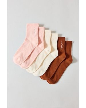 adidas Luxe High Quarter Crew Socks 3-Pack - Pink