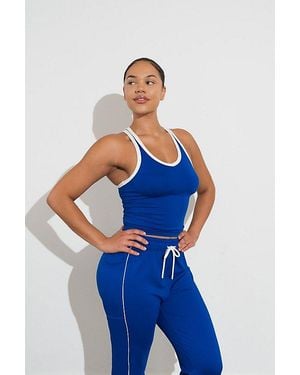 Vitaly Motive Racer Tank Top - Blue