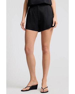 Onia Stretch Linen Short - Black