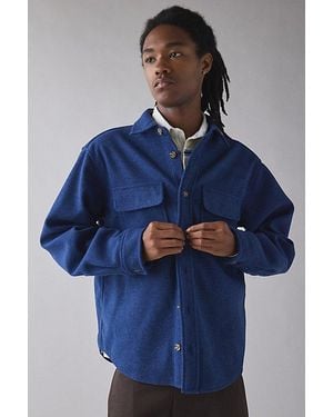 Urban Outfitters Uo Oli Knit Overshirt Top - Blue