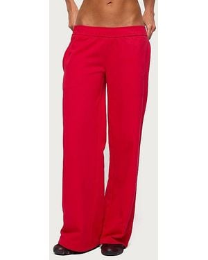 Edikted Byrdi Sweatpants - Red